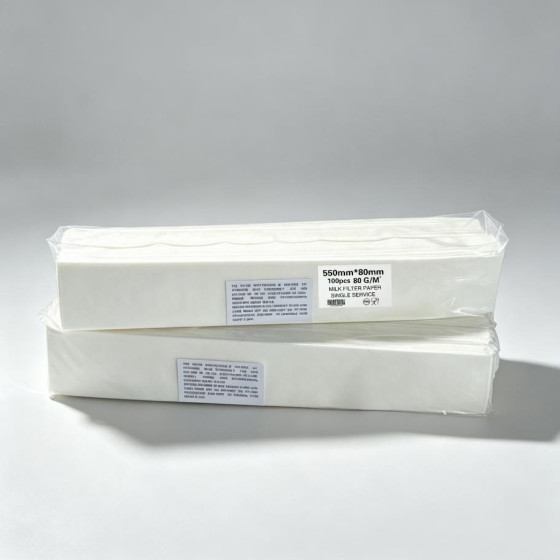 Aseptic milk filter paper 550 × 80 mm