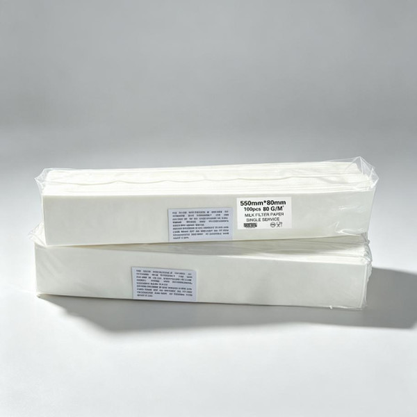Aseptic milk filter paper 550 × 80 mm