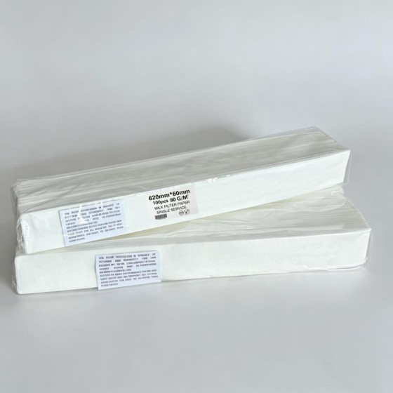 Aseptic milk filter paper 620 × 60 mm