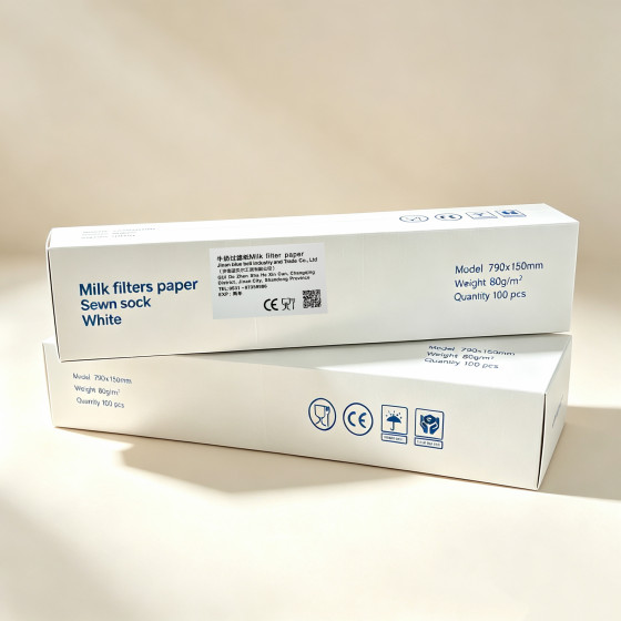 Aseptic milk filter paper 790 × 150 mm