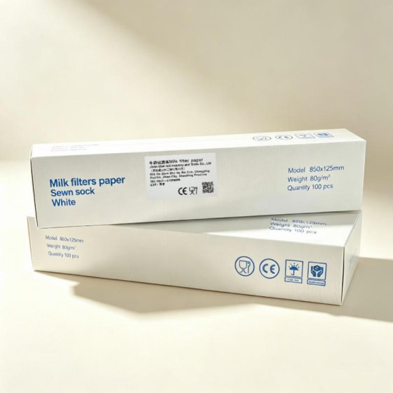 Aseptic milk filter paper 850 × 125 mm