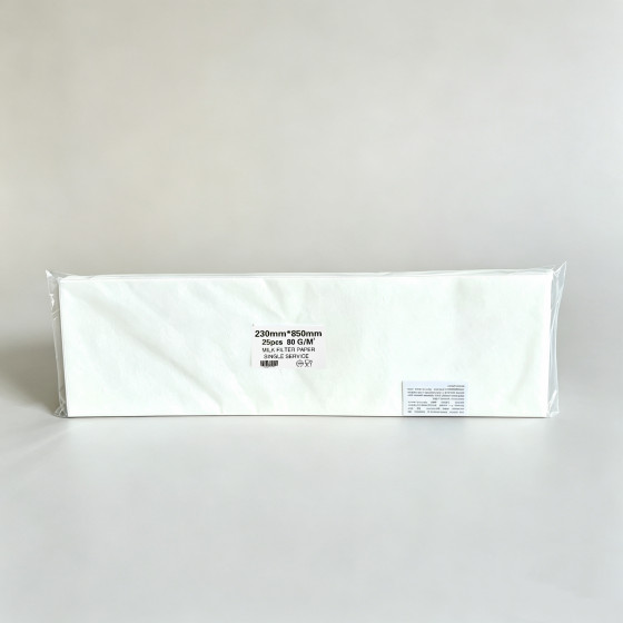 Aseptic milk filter paper 850 × 230 mm